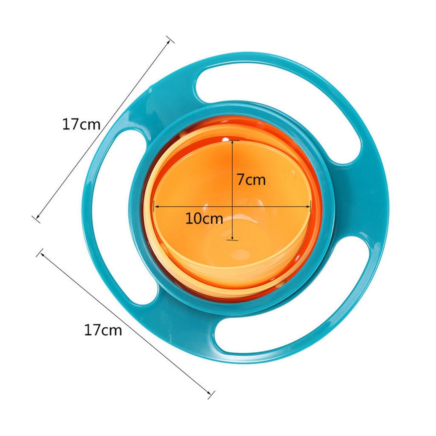 Efficient rotating baby bowl for hassle-free serving of food to toddlers. Efficient rotating baby bowl for hassle-free serving of food to toddlers.